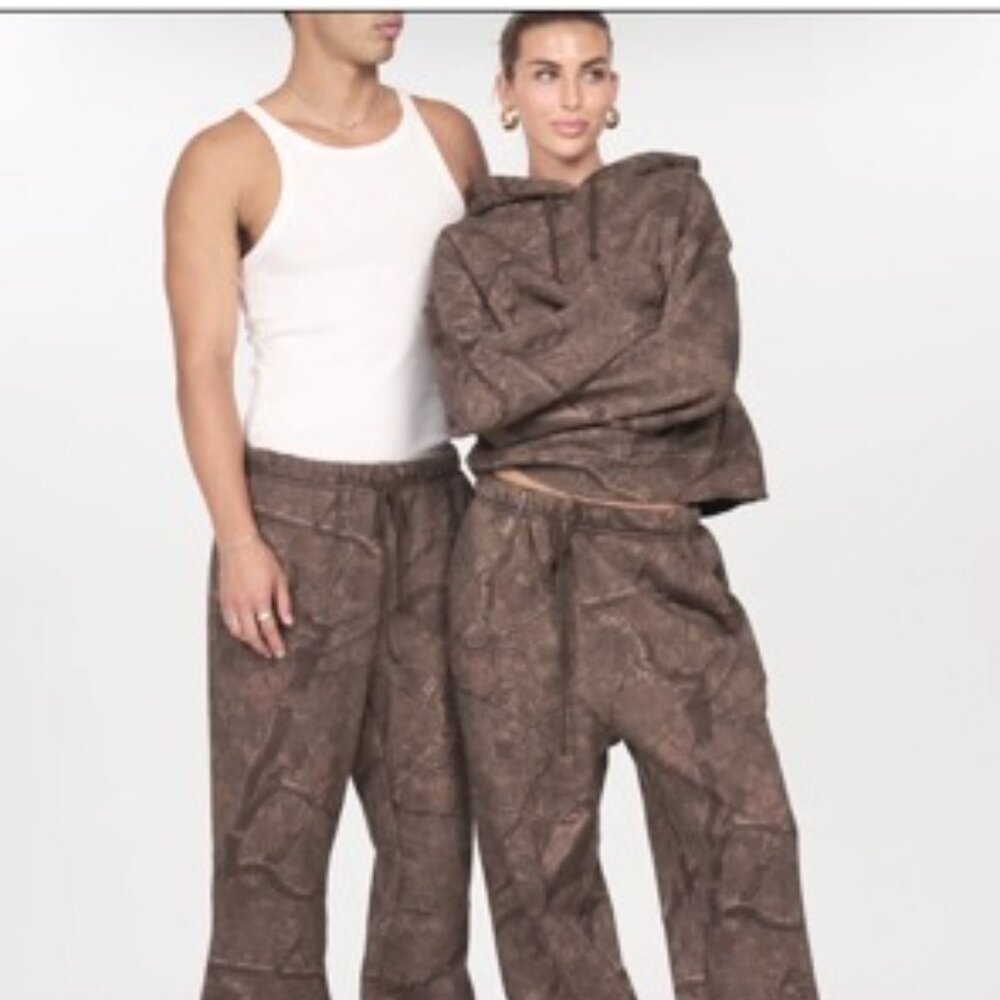 DAIRY BOY Sweat Pants - River Camo